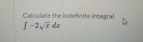 Calculate the indefinite integral s-2/x dx