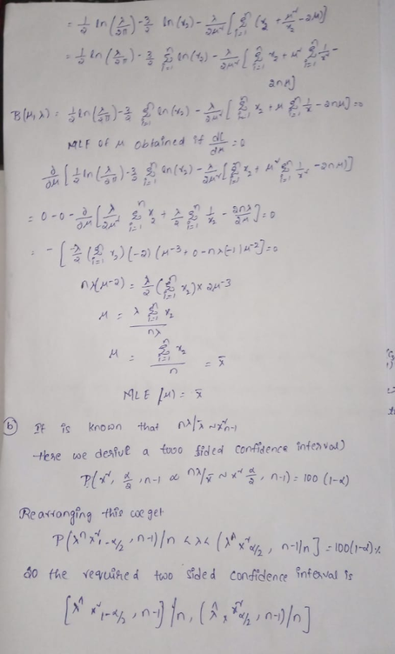 ana) p3tF of μ obtained 않쓰:1 dr 0-o.or[스 t 츰 : nx 乏½ t) krosn tese we desiue a tuo Siled confidence infexvou 60 the requihe d too Sided condfidente infeval 1