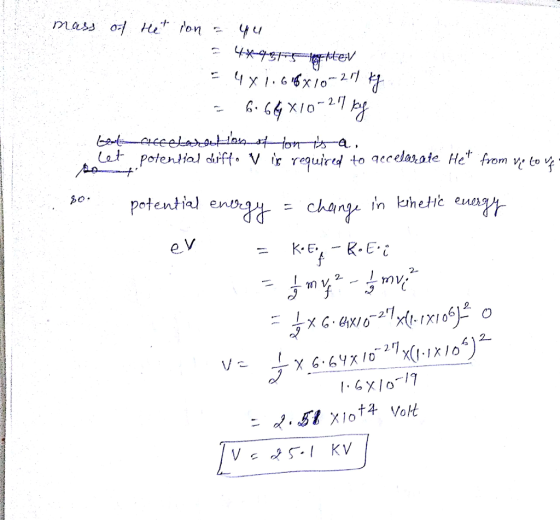 6 64X10 potential drft. V ir requirt^ to aecelosate He fvom v re potential envi e.V