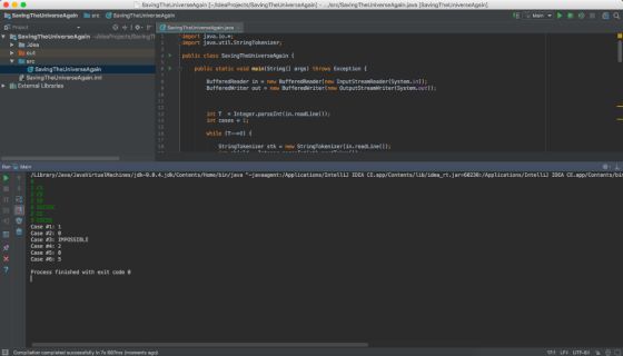 SavingTheUniverseAgain [-/ldeaProjects/SavingTheUniverseAgain] -../src/SavingTheUniverseAgain.java ISavingTheUniverseAgain] S