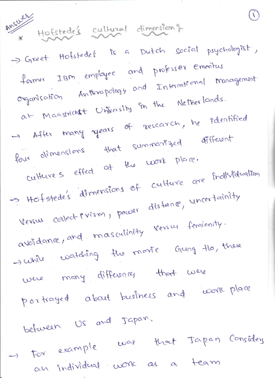 Hofstede cultural dimerst * omer IB empayee and pwfesse ementug a Maasticnst nversty he ether lands. Afkv many uears of research , he tdentified Hofstede s dinenstons of culture are rvspover disane uncextainity avcidane, and masculinity cesss femiandy wwe meny diffeun 띠 that u, ena or tayedtbusiness andpla beren S avd Japan, Tapan Conside Loap exampe cAra
