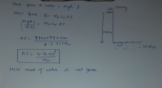 Heat given to wedumgh 10 Feg 700 Nouw from 4- 2 1200m mw not ve