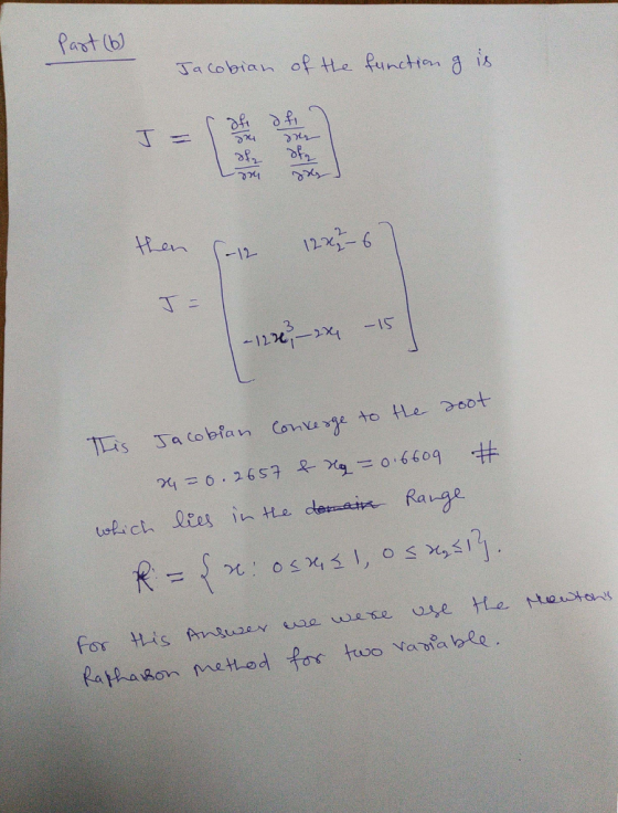 Pant b) Ta cobian of te functhion is 11%,-6 3 -IS e to tle root # 2420. 2657 R-Na-0.6609