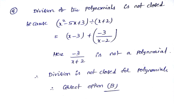 .-3-1 A af 2 He e not a polynom, a