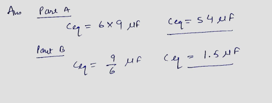 Aus Part A C1 = 6х9 ғ (eq=54 ef Pant B INSI СЕ 9 6 и 442 7 h,