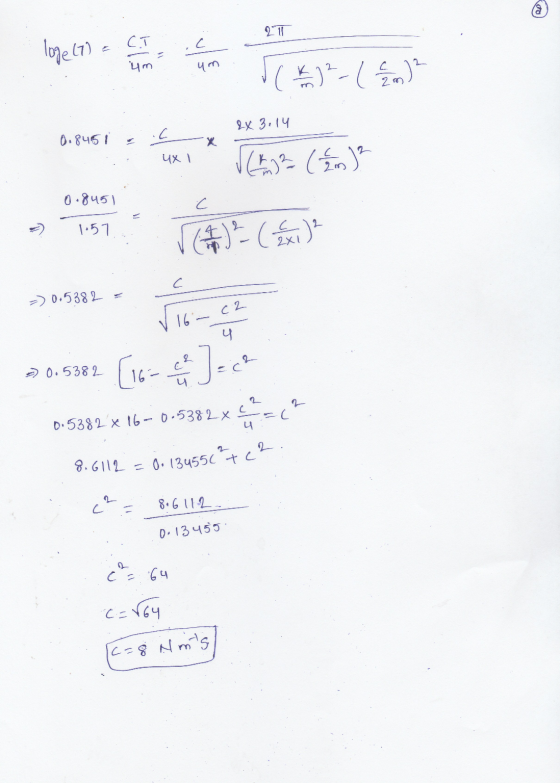 21 CT loge (7) .. um um * 2 - ( 2 ) ² 2x 3.14 0.845 i .C Чx 1 √(x2 ( 4 ) 0.8451 C 1.57 c)2 () - C - 0.5382 c2 4 - 0.5382 √ 16
