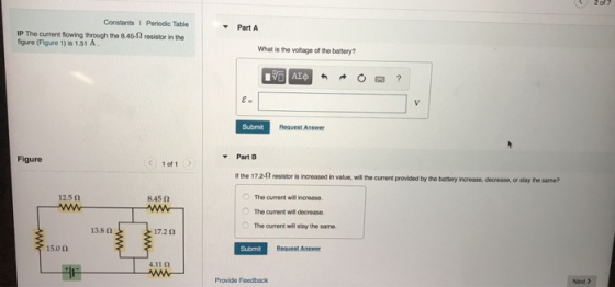 2of7 Constants Periodic Table 45-Ω resistor in the PartA IP The current flowing through the gure(Figure 1) is 1.51 A What is
