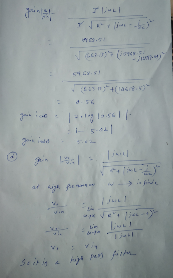 Kljuhl I ✓ R² + (jwc-we) 59168.51 v (6.63.1%) 7 (15968.5 /1587.09) 5968.51 - gain i dB - v (663.17) +(10618-5) 0.56 | 20log 1