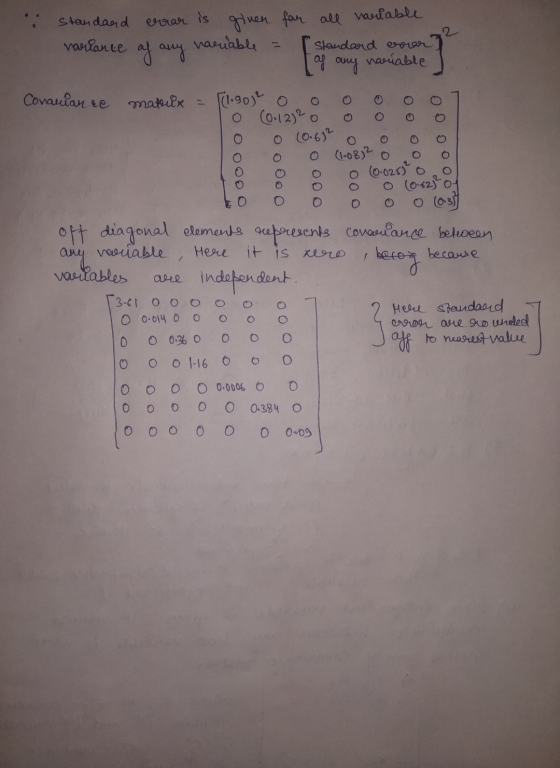 قوووه is standard variante ginen for all variable variable Standard crocar 4 4 3 of any variable Conaniarre matrix = о (190)