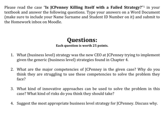 Please Read The Case Is JCPenney Killing Itself With A Failed Strategy 