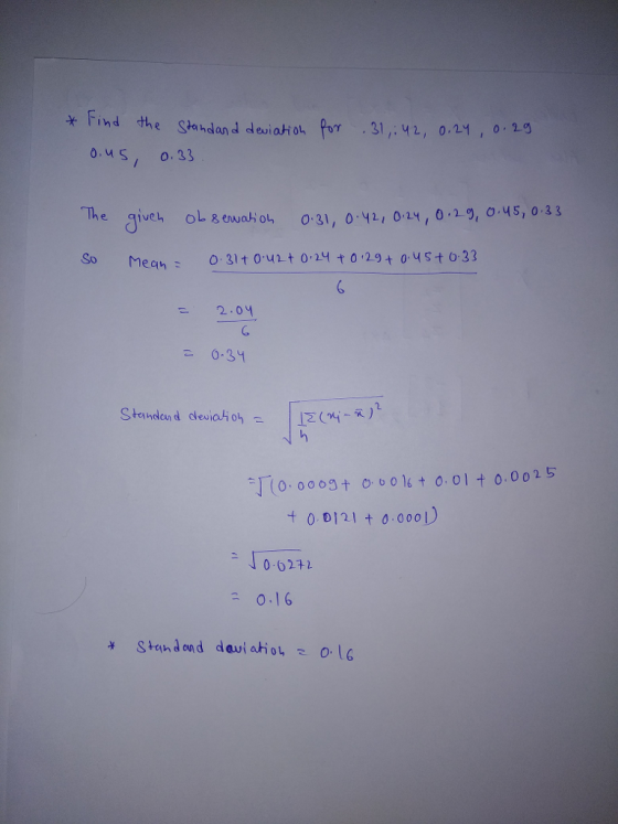 x Find the Standan d deviato po r31,: 42, 0.11, 0.2. o.us, o.33 2 04 = ,0.3 JTO-ooogt o ookt 0.01 t 0.0025 t 0 D121 t 0 000|) 0 622 0-16