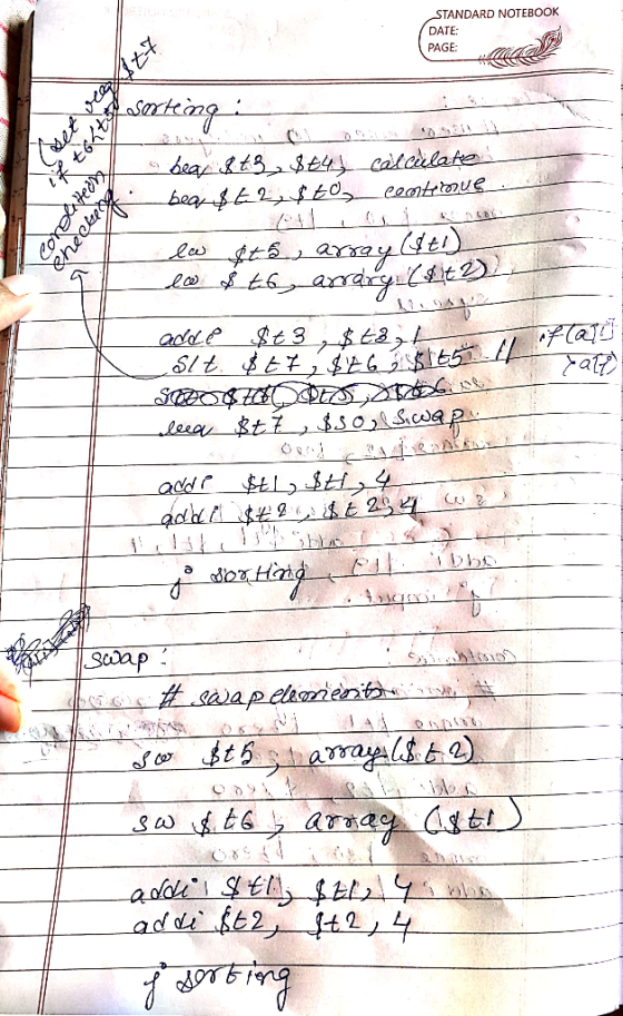 STANDARD NOTEBOOK DATE PAGE: 山