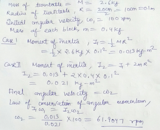 Mass Initial Mass each block, m-o, y 2 12ーニ0,013+ Rxo.WX 0,1 2 -0,02/ -m co22 0,013 X100