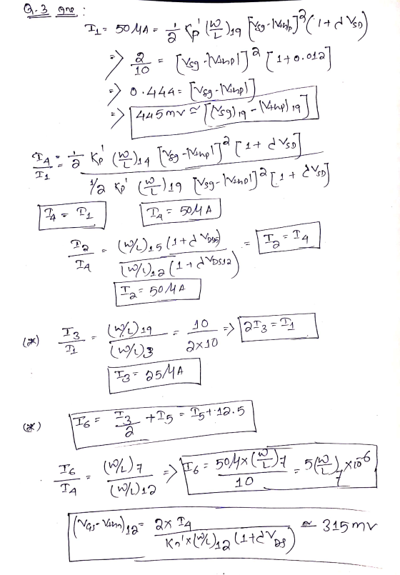 Q.3 Ane: 7,5 50/40 for deg fiks-Mall. JPC14065) a) Do = (veg Panel J Q ( 1+0.012] :) 0.444= [vsg. Vinpl >|4500 = [(a)m - smug