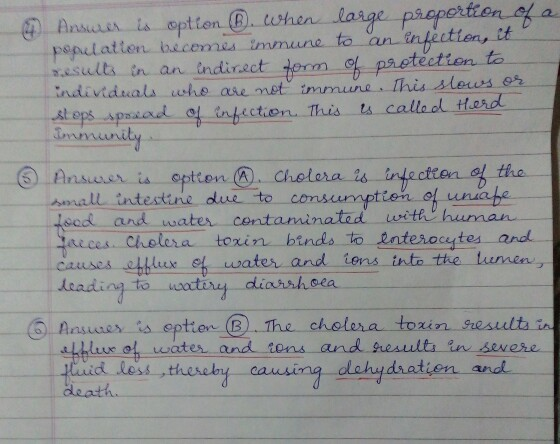 ④. Ansania option pspulatten becems ssults in an indirect toom of pae tectien to ividuals uwhe ase met immune This slews es A