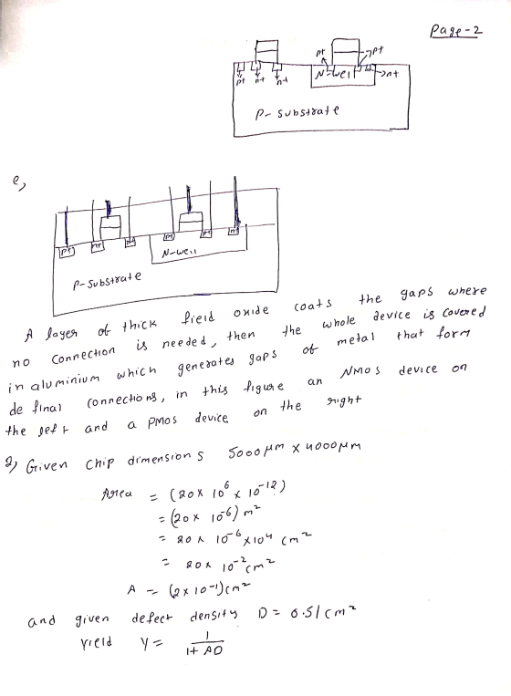 Page - 2 40727 4 LPD potont 11 h tt rituel po substrate - N-wei P-substrate A lager of thick field onide coats the gaps where