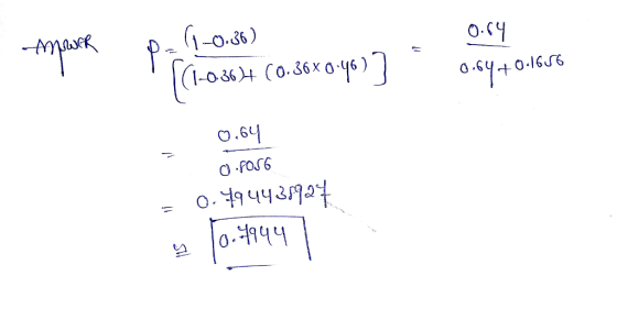 1-0-36) (1-586 )4 ( 0. 36 x O .y6 ) 0.6