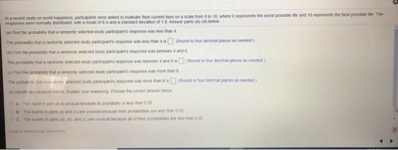 represents the worst possible ife and 10 represents the best possible life. The In a recent study on world happiness, partici
