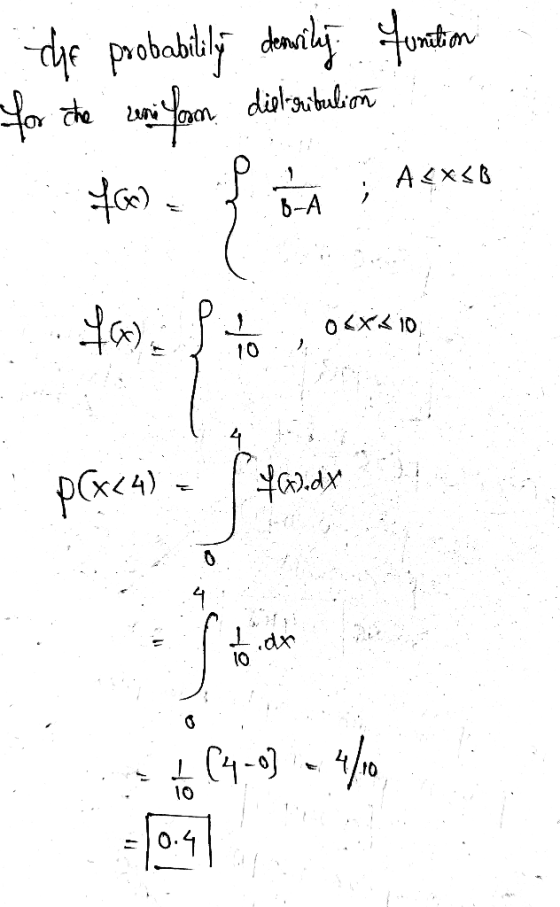 the probabilily dennily funition for the uniform distribution 6) L ; Akxs8 fas foto Đx4). | Yalidt *(4-03 - 4/10 10 +10:41