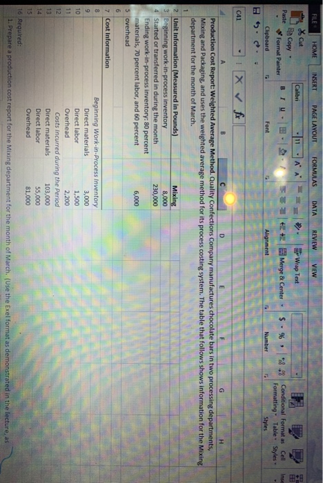 DATA REVIEW VIEW FORMULAS AA Wrap Text FILE HOME INSERT PAGE LAYOUT Cut Calibri 11 Paste Format Painter BIU.B. S Clipboard Fo