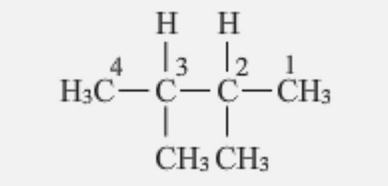 Η Η 4 13 12 1 H3C-C-C-CH3 CH: CH