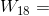 W_{18}=