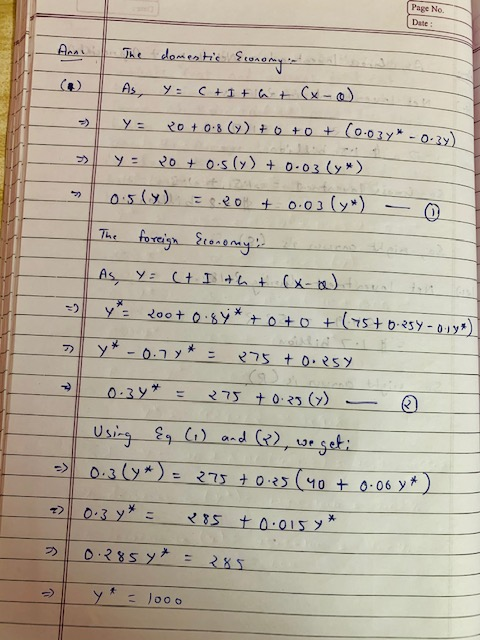 Page No. Date: Thedoaentie Senomy Acs C+1 tCx-a) As y: C0-01y*-0-3) +o + Rot 0-8 ) 2o0.5 () + 0.03 (y) + 0.03 (y) 0-5(y) = २०