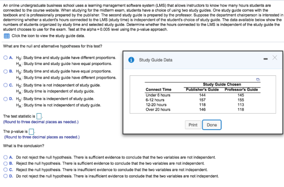 An online undergraduate business school uses a learning management software system (LMS) that allows instructors to know how