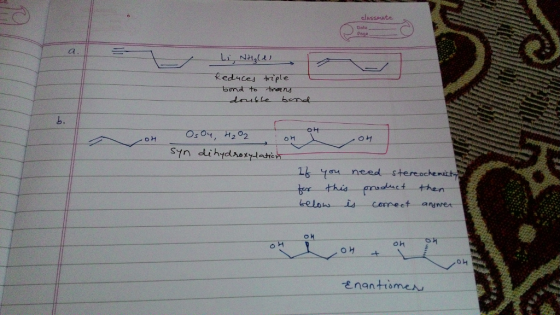 classmate Page b. oH o H below--14--. Corne et andrer-