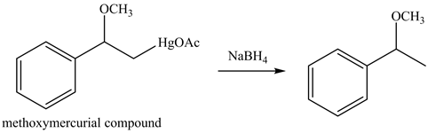 OCH
OCH
HgOAc
NaBH4
Olmos
methoxymercurial compound
