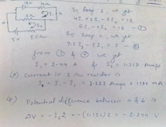 a. 7.51,-111=s- 1. 1.312 A M Ps erence betwe