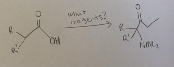 01 what reagents? K- 애 R! Nmez