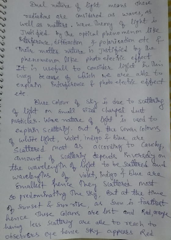 pasciclas Wlae matnee Q wlite Lift, violet, indigo Sue are havinn less Scattoy ahe alle- osesere hente sKy appea