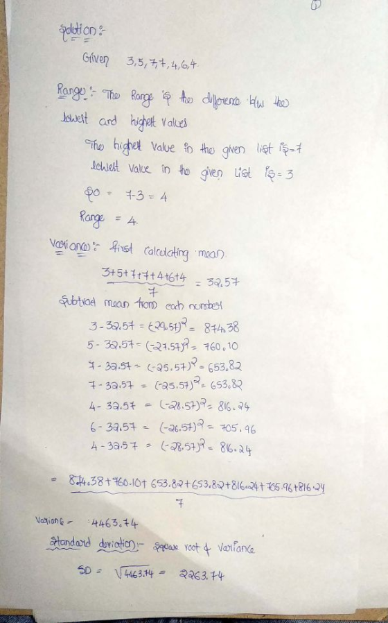 0 Given 3,5, 4,6,4 leet ard hijeat Valus Rang alce 3-39.5千=601593-844.38 チー33,5. (as593-653082 84:38 160-10t 65383.80+8615.6 t816 Natiana 503423
