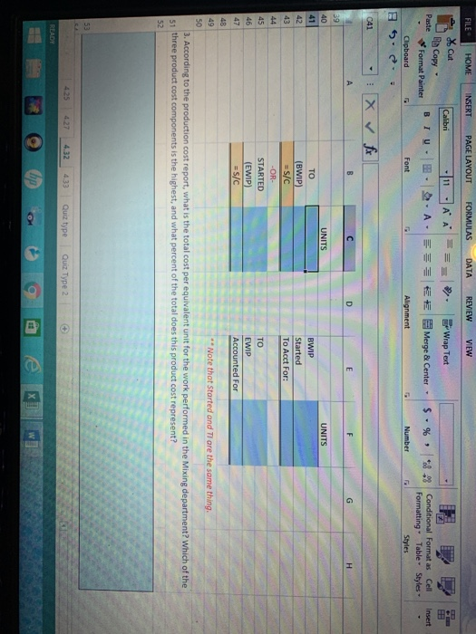 FILE REVIEW S FORMULAS DATA AA === A F E R VIEW Wrap Text Merge & Center - J Copy E $ . % * HOME INSERT PAGE LAYOUT X Cut Cal