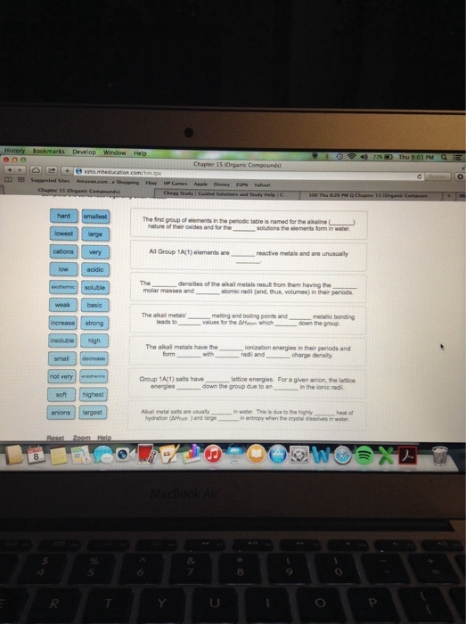 History Bookmarks Develop Window Help The group of