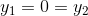 Th = 0 = y2