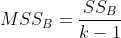 SSB MSSB 1