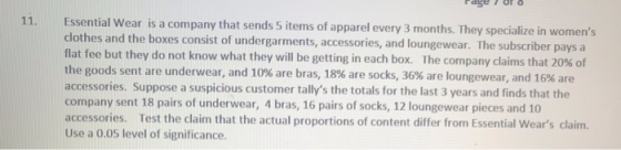 11. Essential Wear is a company that sends 5 items of apparel every 3 months. They specialize in womens clothes and the boxe
