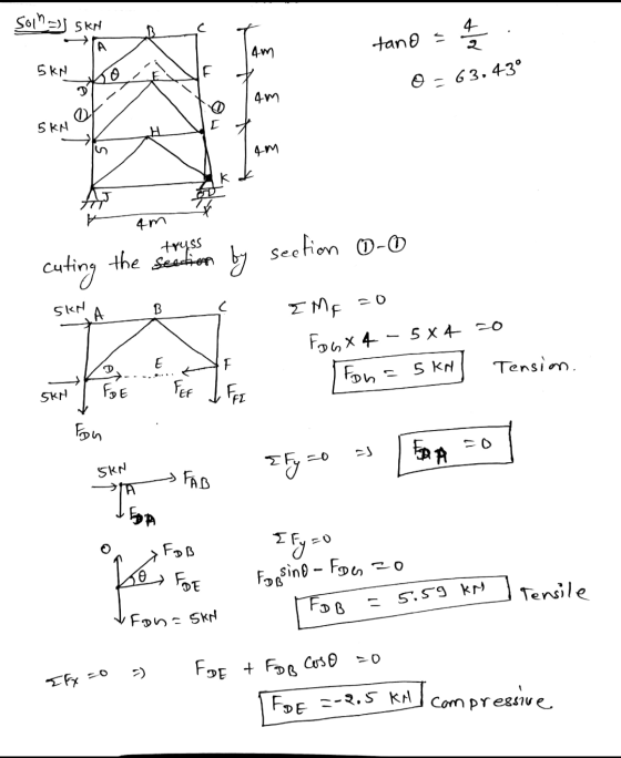 Son 5kn tano - 4m 0 - 63.430 [ ] cuting the stories on by section (0-0 SIN A i EMq zo FOGX 4 - 5x4 20 | Fona 5 kn I Enyi FER