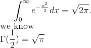 1° dx = V27. we know 11)= VT