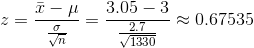 x — и 3.05 – 3 27 — 1330 0.67535