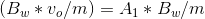 (Bu *v./m) = 41 * Bw/m