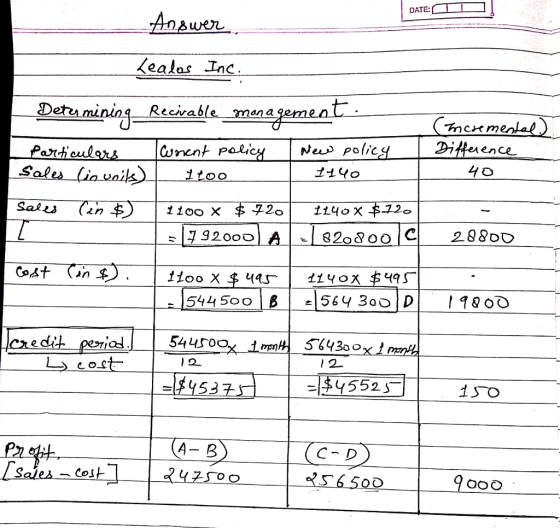 DATE: Detmininq Re ecvable mana mcenm Particul e. od 12 C-D