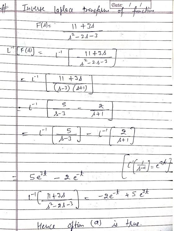 Date: # Inverte Laplace Damepan bagi para home unt Il +35 s²-2.5-3 1 [F (A)] = [ 11435] s²_28-3 [ ]! +381 (4-3) (0+1) Sent ge