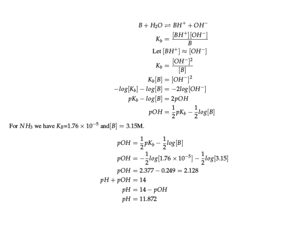 В+ Н2О — ВH+ +он [Bн]Он ] К - В Let [BH+ OH] [ОН ? Къ В] Ks[B] [OH2 log[Kg]-log[B] -2log[OH] pК, — 1og[B] — 2рон 1 РОН 2рк, F