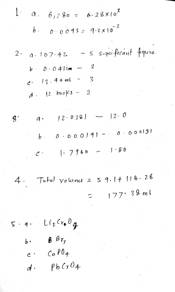 a. 6,280. 6.2gxio b0043- 9-2x10 2. a l0742. uYe b 0.0431m a.12 032) 1. 26 -177 38 mU po