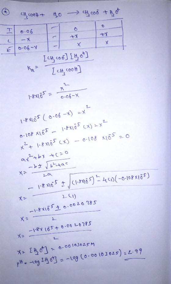. CHCOoht 40 - 4 cod + Hot FIJ 0.06 - x 0.06-x [cy, coo] [ų, ot] ka [ch cooth] x? 1-88105 o-of- 1-8X605 (0-08-x) =x? 0.608 x1