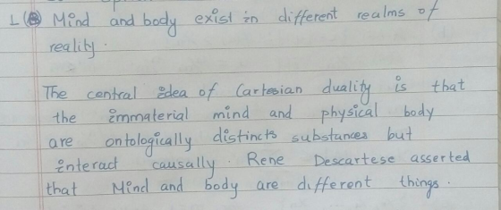 ewstan different realms The ntral zdea of Castesian duality is that ce physcal body are ontologitally distincfs aubstences bu