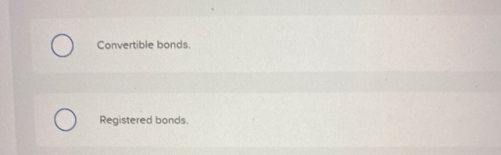 Convertible bonds. Registered bonds.